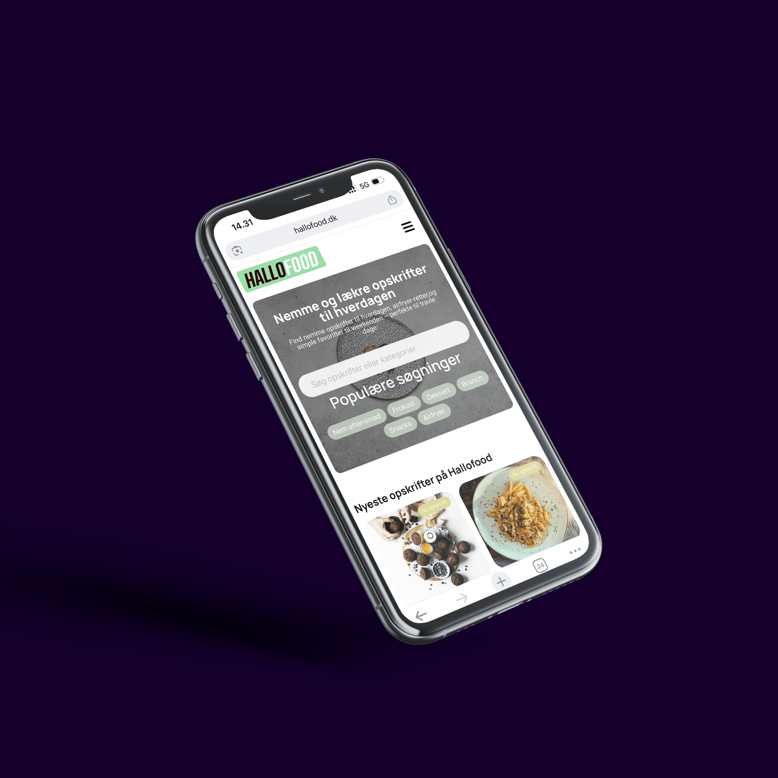 hallo food mockup